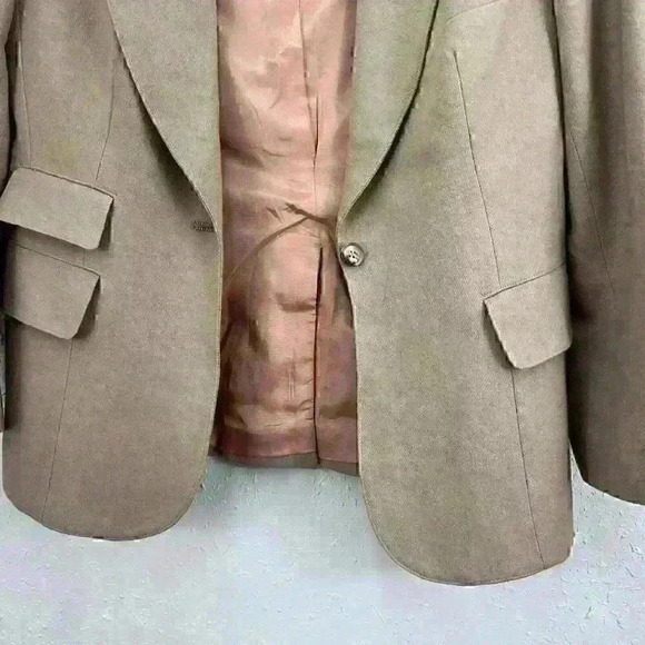 Vintage Evan Picone Blazer Women's Suit Jacket 100% Pure Wool 1 Button  WC1 - Picture 2 of 11